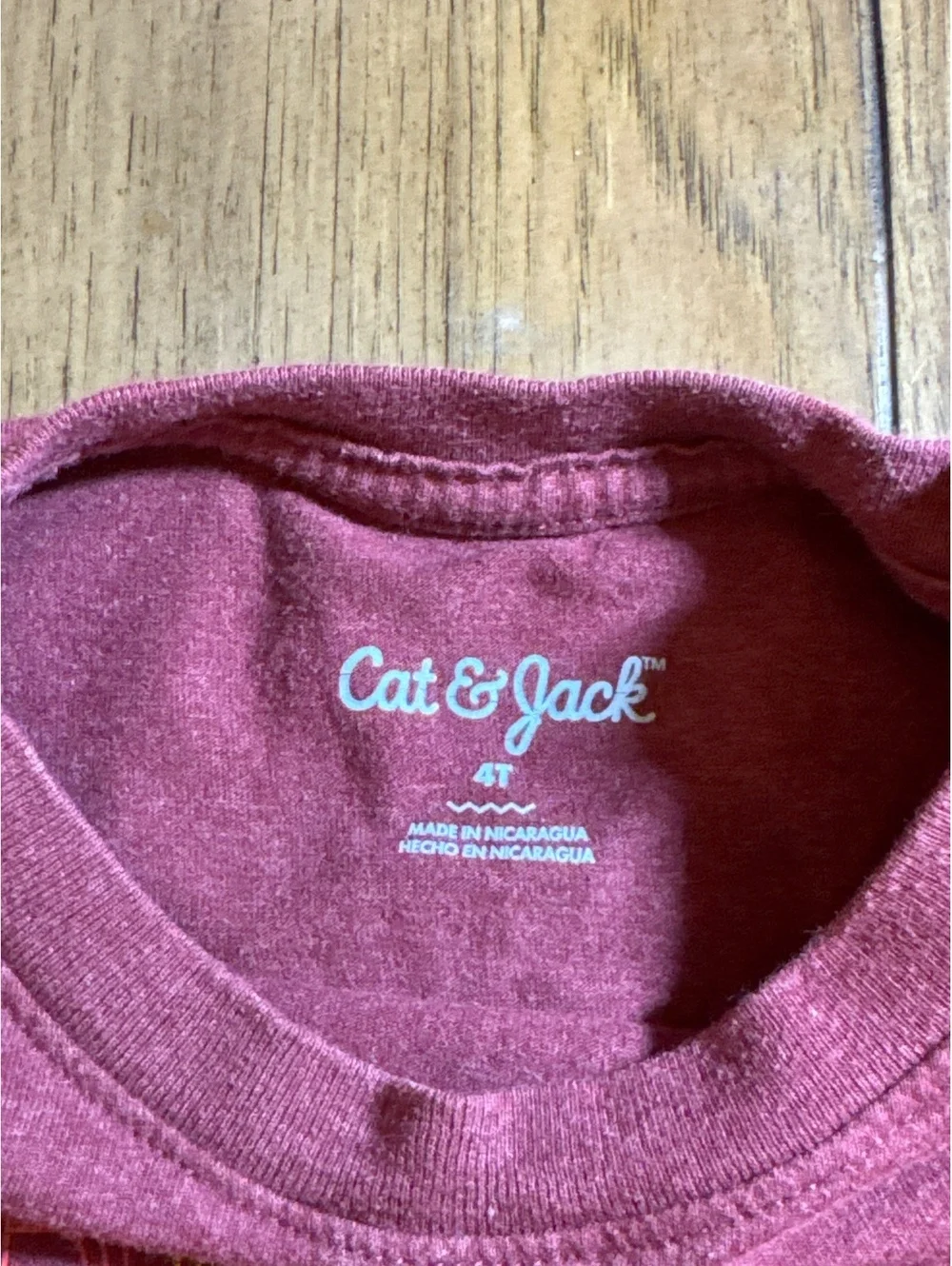 Cat & Jack Girls “Play Reading Math Art Science” Graphic Tee – Size 4T